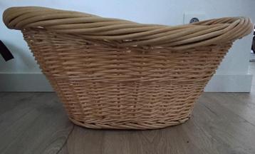 Rieten mand, Osier, Comme neuf, Enlèvement, Panier
