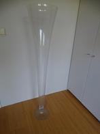 Lot/pièce - 2 grands vases soliflores - très bon état, 75 cm ou plus, Autres couleurs, Comme neuf, Verre