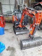 1,2tons minigraver, kan door deur,, kubota 3cylinder nieuw, Zakelijke goederen, Machines en Bouw | Kranen en Graafmachines, Ophalen