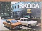 SKODA S100 S110 S110R BROCHURE FEUILLET A4 RECTO VERSO Franc, Enlèvement, Utilisé, Autres marques