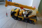 Speelgoed Bruder vrachtwagen Scania Liebherr kraan LTF 1045r, Ophalen of Verzenden, Gebruikt