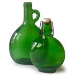 Set groene flessen, Antiek en Kunst, Ophalen of Verzenden