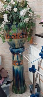 Bloempot op staander bloempot 40cm hoogte staander 84cm staa, Enlèvement ou Envoi