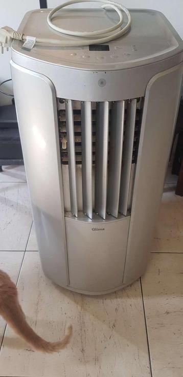 Mobiele airco merk qlima MOET WEG WEGENS VERHUIS, Electroménager, Climatiseurs, Enlèvement, Comme neuf, Climatiseur mobile