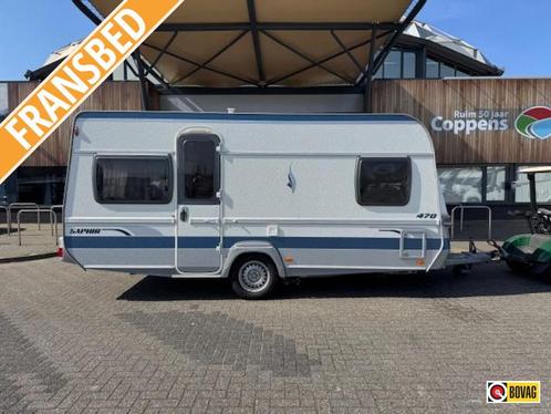 Fendt Saphir 470 TF 2008 MOVER+ VOORTENT!, Caravans en Kamperen, Caravans, tot en met 4, 1000 - 1250 kg, Rondzit, Fendt, Lengtebed