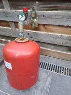 Drukvat, drukmeter, overdrukventiel, ophanging, Ophalen, Gebruikt, 20 tot 100 liter, Aardgas