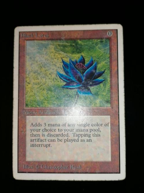 Magic the gathering Black lotus unlimited mtg, Hobby en Vrije tijd, Verzamelkaartspellen | Magic the Gathering, Gebruikt, Losse kaart