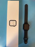 Apple Watch Series 7, 45mm, Handtassen en Accessoires, Smartwatches, Ophalen, Zwart, IOS, Zo goed als nieuw