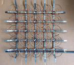 Verenraam 25 veren 5 stuks Z.G.A.N., Enlèvement ou Envoi, Comme neuf, Métal, Cinq, Six Chaises ou plus