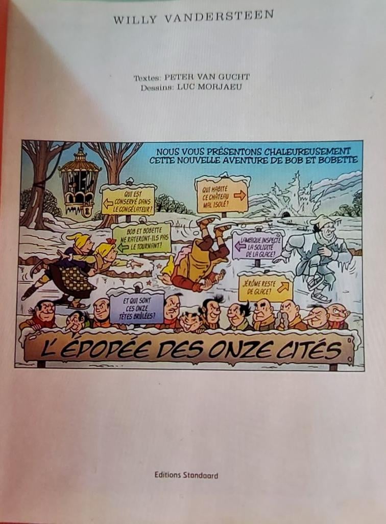 Bob et BOBETTE L épopée des onze cités  complet, Enlèvement ou Envoi