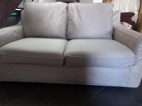 Canapé poltrone sofa 2 places, Huis en Inrichting, Zetels | Zetels, Zo goed als nieuw, Rechte bank, Tweepersoons, Hout, Stof, Ophalen
