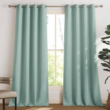 Verduisterende Gordijnen set 245 x 140 CM licht-groen NIEUW beschikbaar voor biedingen