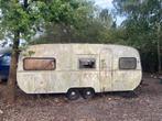 ‘60ies caravan voor afbraak/onderdelen, Caravans en Kamperen, Tabbert, Particulier, Kachel, Tot en met 4