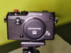 Olympus PEN-F Zwart, Audio, Tv en Foto, Fotocamera's Digitaal, Ophalen of Verzenden, Zo goed als nieuw, 20 Megapixel, Olympus