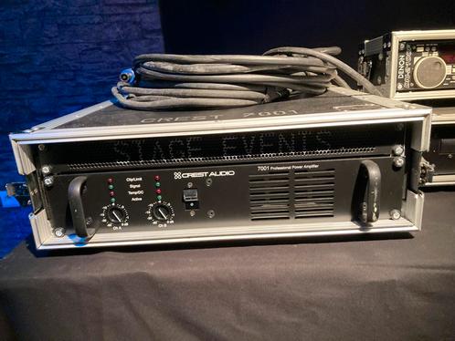 De Crest Audio 7001 eindversterker,, Muziek en Instrumenten, Versterkers | Keyboard, Monitor en PA, Zo goed als nieuw, Ophalen