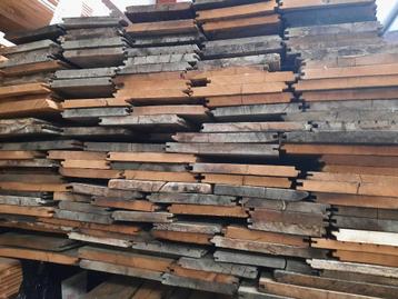 Oud lot eiken planken / vloer 75m2 beschikbaar voor biedingen
