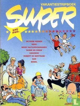 Super Vakantiestripboek - 1e druk 1991- met 7 verhalen, Livres, BD, Utilisé, Une BD, Enlèvement ou Envoi