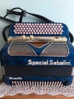 Bijzondere accordeon Sabatini musette C 1 bas 120, Muziek en Instrumenten, Behuizingen en Koffers, Zo goed als nieuw
