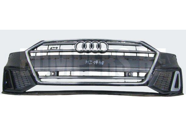 Bumper Audi A7 4K8 S-Line 18- SLINE Voorbumper MZ1748, Auto-onderdelen, Carrosserie, Bumper, Voor, Gebruikt, 6 maanden garantie