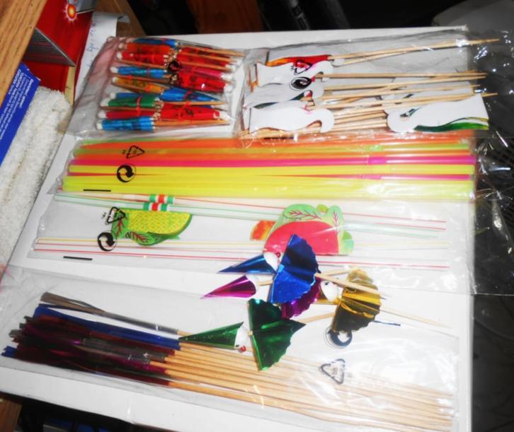 Mooie kleine decoraties voor cocktails of..., Diversen, Kerst, Nieuw, Ophalen of Verzenden