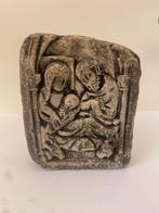 Steen object : Heilige Familie ( 19 cm x 17 cm x 7 cm ), Antiek en Kunst, Antiek | Religieuze voorwerpen, Ophalen