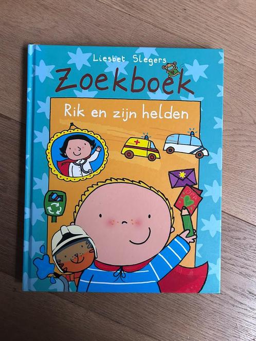 Liesbet Slegers - Zoekboek Rik en zijn helden, Boeken, Kinderboeken | Kleuters, Ophalen of Verzenden