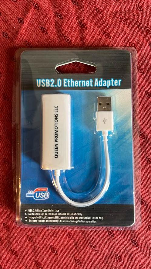 USB Ethernet adapter, Informatique & Logiciels, Pc & Câble réseau, Neuf