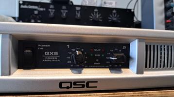 QSC GX5 2x 500W top poweramp! meeneemprijs! beschikbaar voor biedingen