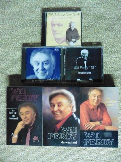 Will Ferdy cd pakket (O.a. Guido Gezelle) + Bonus, Cd's en Dvd's, Cd's | Nederlandstalig, Gebruikt, Levenslied of Smartlap, Ophalen of Verzenden