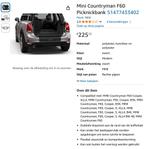 Picknickbank nieuw voor mini countryman F60 in goede staat., Ophalen of Verzenden, Mini