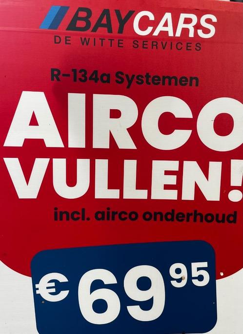 Airco vullen69,95 , r-134a, r-1234yf, Diensten en Vakmensen, Verhuur | Auto en Motor