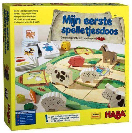 Haba Mijn eerste spelletjesdoos, Enfants & Bébés, Jouets | Autre, Utilisé, Garçon ou Fille, Enlèvement ou Envoi