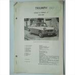 Triumph Herald S Vraagbaak losbladig 1959-1960 #1 Nederlands, Utilisé, Enlèvement ou Envoi