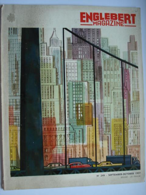 Englebert Magazine Nr 249 september-october 1957, Boeken, Auto's | Folders en Tijdschriften, Gelezen, Algemeen, Verzenden