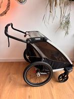 Thule fietskar chariot lite 2 agave, Fietsen en Brommers, Ophalen, Opvouwbaar, Zo goed als nieuw, Kinderkar