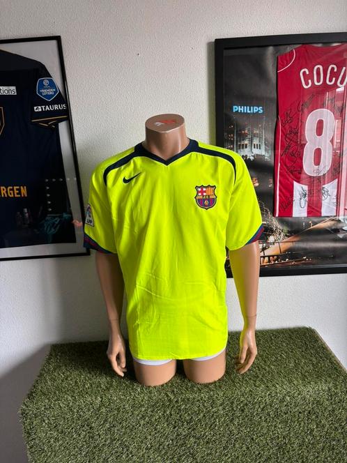 FC Barcelona uitshirt 2005-2006, Sport en Fitness, Voetbal, Zo goed als nieuw, Shirt, Maat L, Verzenden
