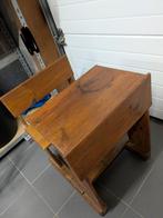 Schoolbankje vintage, Ophalen, Gebruikt