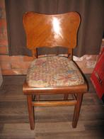 4 vintage houten stoelen, Enlèvement, Utilisé, Bois, Quatre