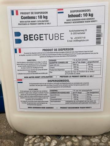 Begetube dispersiemiddel 10kg nieuw beschikbaar voor biedingen
