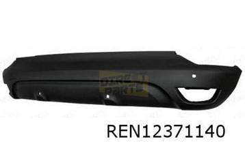 Renault Captur (4/13-6/17) achterbumper (bij PDC) zwart Orig