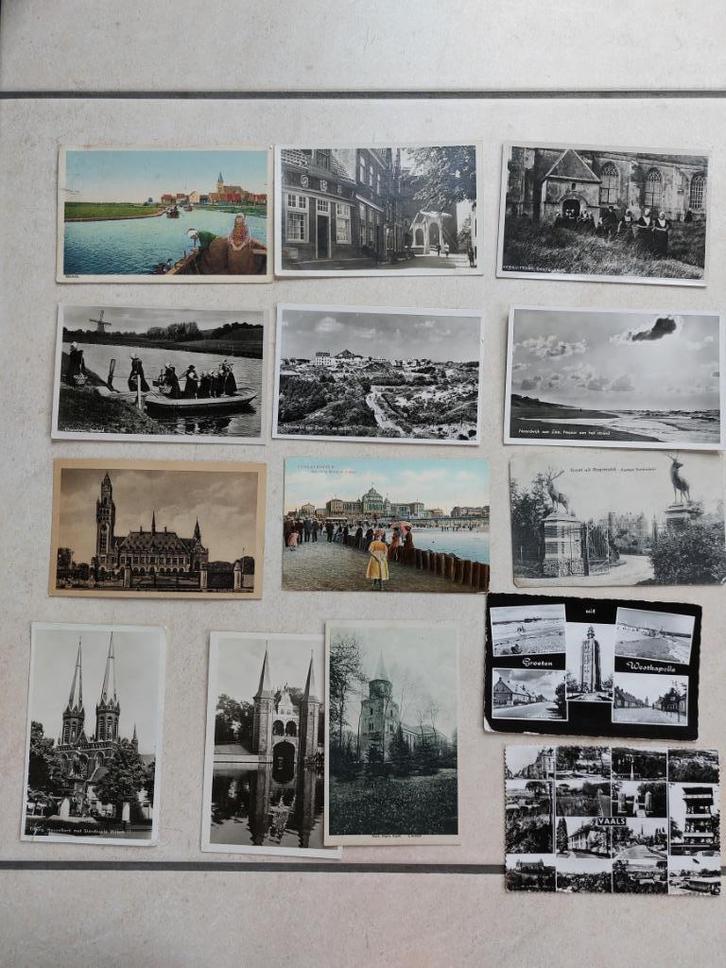 lot van 14 oude postkaarten van Nederland, Verzamelen, Postkaarten | Nederland, Zeeland, Verzenden