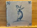 Antieke Delftse tegel met danser D21, Antiek en Kunst, Ophalen of Verzenden