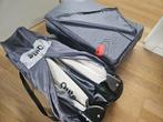 Qute reisbed met handige tas en vouwbare bodemplaat + matras, Kinderen en Baby's, Ophalen of Verzenden, Zo goed als nieuw, Matras