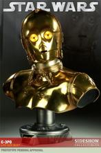 Star Wars C-3PO Life-Size Bust Sideshow signed by Anthony, Verzamelen, Ophalen, Zo goed als nieuw, Beeldje of Buste