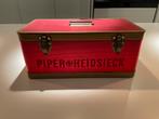 Champagne box Piper Heidsieck inclusief twee glazen., Ophalen of Verzenden