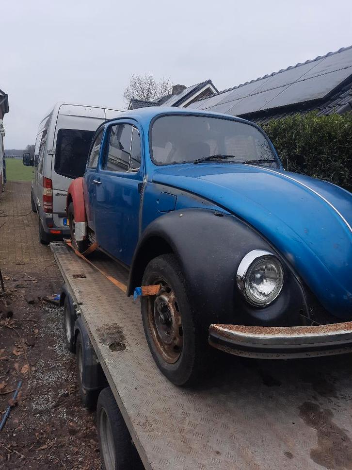 VW Kever 1300 1970, Auto's, Oldtimers, Particulier, Volkswagen, Benzine, Coupé, 2 deurs, Handgeschakeld, Blauw, Zwart, Ophalen