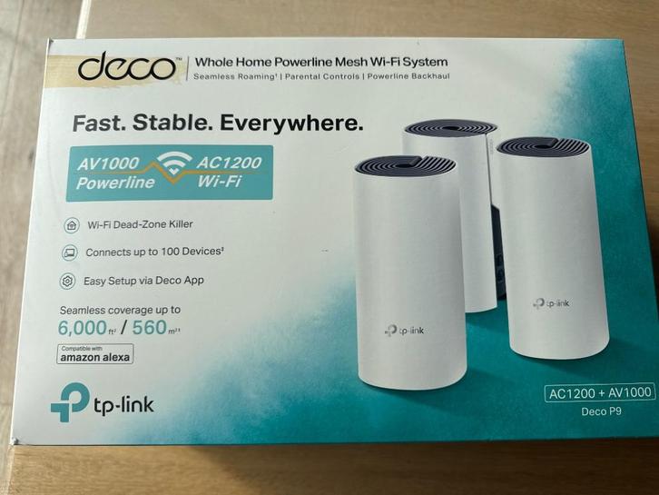 TP Link Deco powerline Mesh WiFi System, Computers en Software, WiFi-versterkers, Nieuw, Ophalen of Verzenden