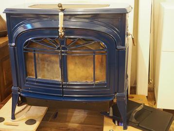 Vermont Castings Encore, blauw emaille beschikbaar voor biedingen