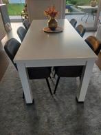 Table à manger, laqué blanc mat, Maison & Meubles, Tables | Tables à manger, Enlèvement