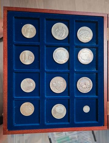 Lot 12 monnaies argent françaises belges etc !! à saisir !!, Timbres & Monnaies, Enlèvement ou Envoi, Argent
